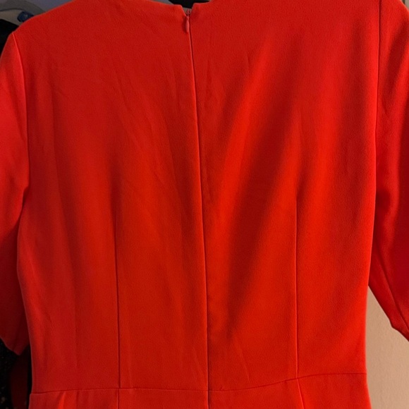 Gianni Bini Vibrant Red Jumpsuit with Button Accents - Picture 5 of 6